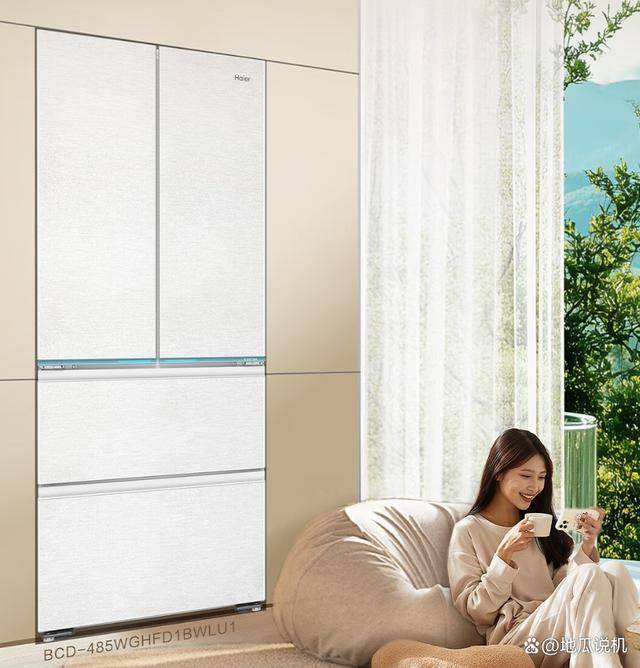 GHFD1BWLU1：国补1240元超薄多门冰箱K8凯发天生赢家海尔山茶花系列BCD-485W(图4)
